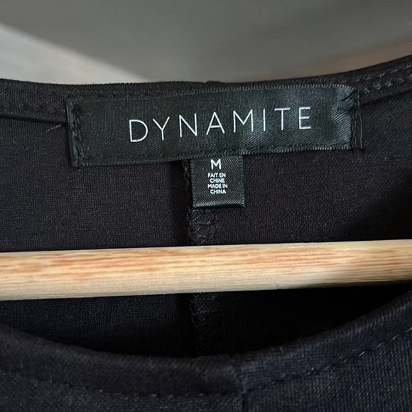 Medium Dynamite Black Long Sleeves Dress - Picture 4 of 7